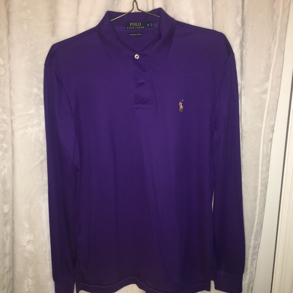 Pima Soft Touch Polo by Ralph Lauren Long sleeve.